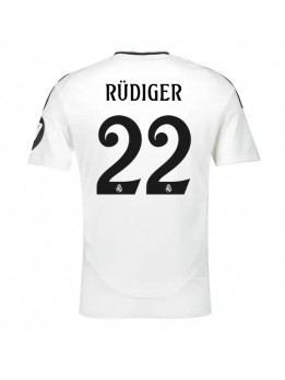 Billige Real Madrid Antonio Rudiger #22 Hjemmedrakt 2024-25 Kortermet